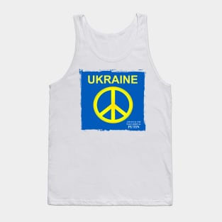 Stand With Ukraine amd f*ck the war criminal Putin Tank Top